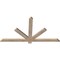 Ekena Millwork Kennewick Smooth Timber Gable Bracket, Douglas Fir, 60"W x 32"H x 1 1/2"D x 3 1/2"F, 13/12 Pitch GBW060X32X0204KEN00SDF - alternate 2